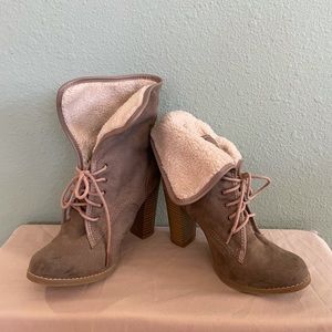 Ankle high cozy boots